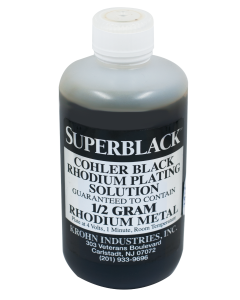 Cohler Superblack Rhodium Solution  1/2 Gram