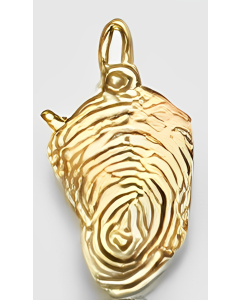 10K Yellow Gold 3D Oyster Charm