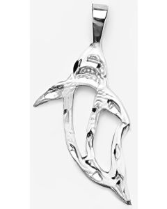 Silver Shark Pendant
