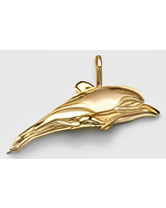 10K Yellow Gold  Dolphin Charm