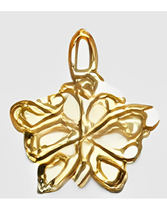 10K Yellow Gold Tiny Butterfly Charm