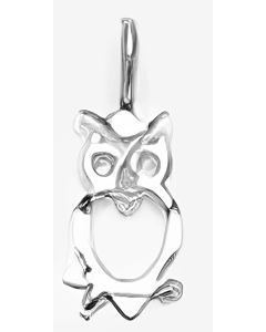 Silver Baby Owl Pendant