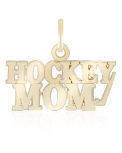 10K Hockey Mom Charm 
