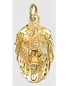10K Yellow Gold Lion's Head Charm